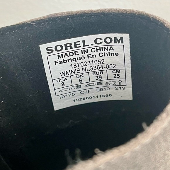 Sorel Women's Joan of Arctic Wedge III Zip Boot Waterproof Leather bootie 8 - Picture 4 of 10